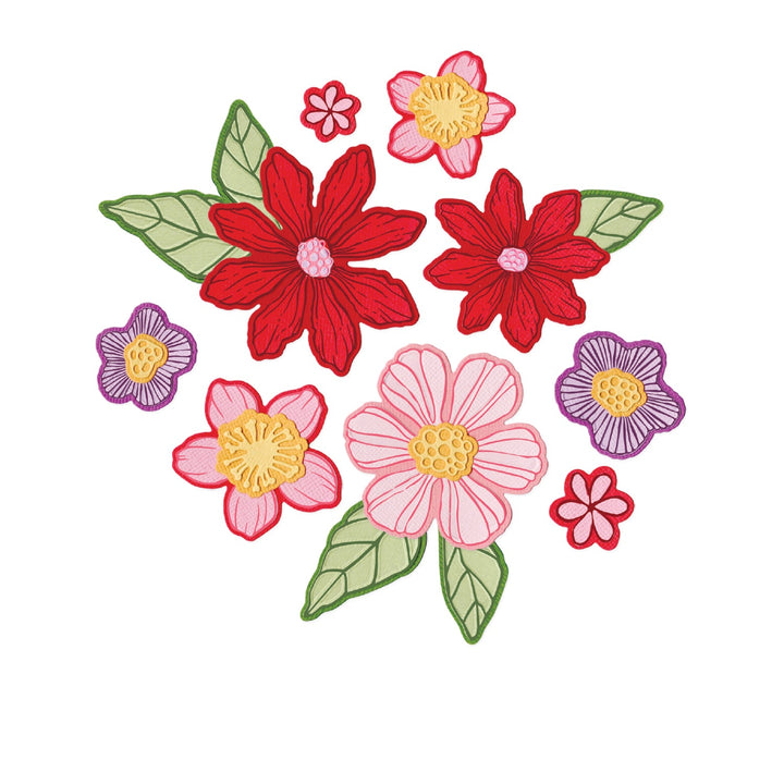 Clear Stamps 16er-Pack mit 35er-Pack Stanzschablonen Floral Layers #1 von Vicki