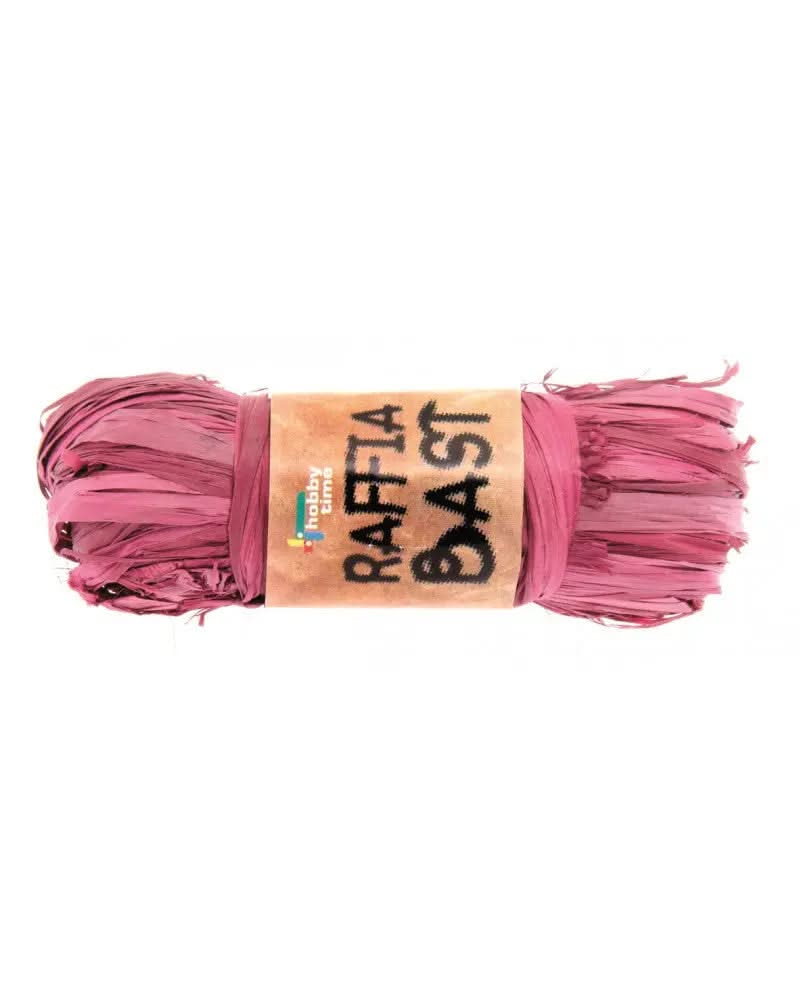 Raffia-Bast 50g bordeaux - Kidis Art