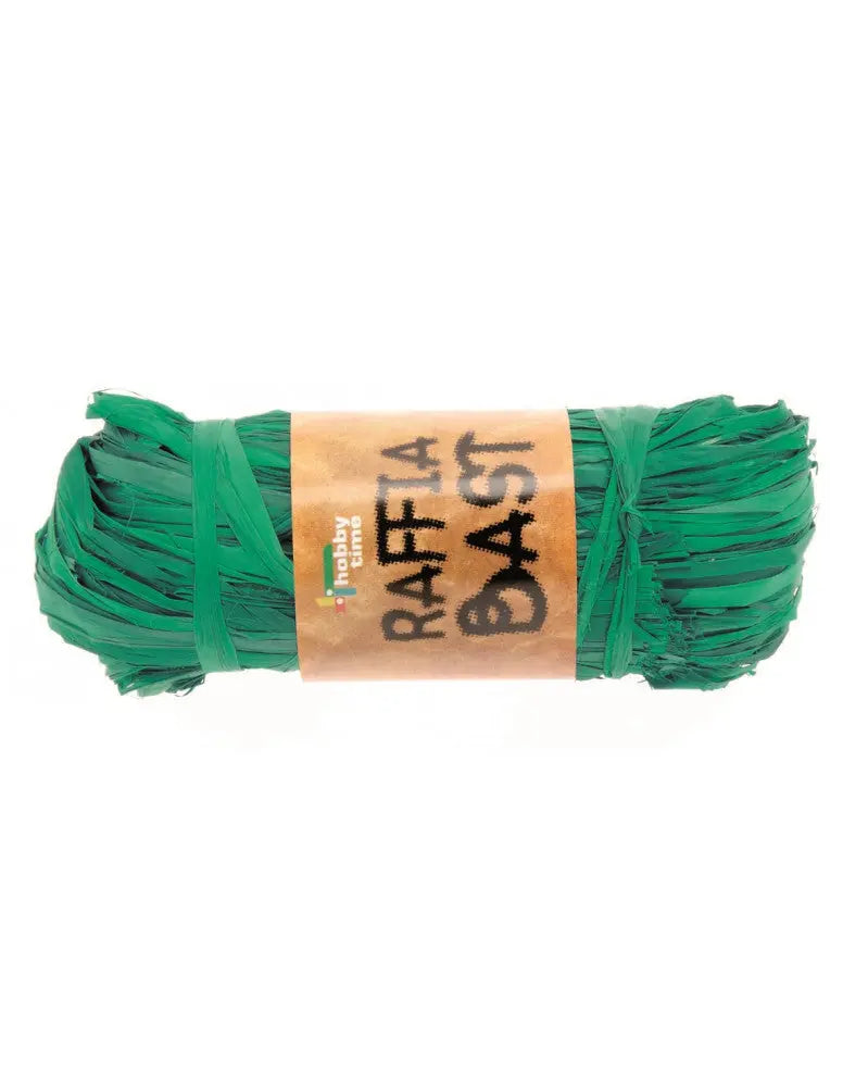 Raffia-Bast 50g dunkelgrün