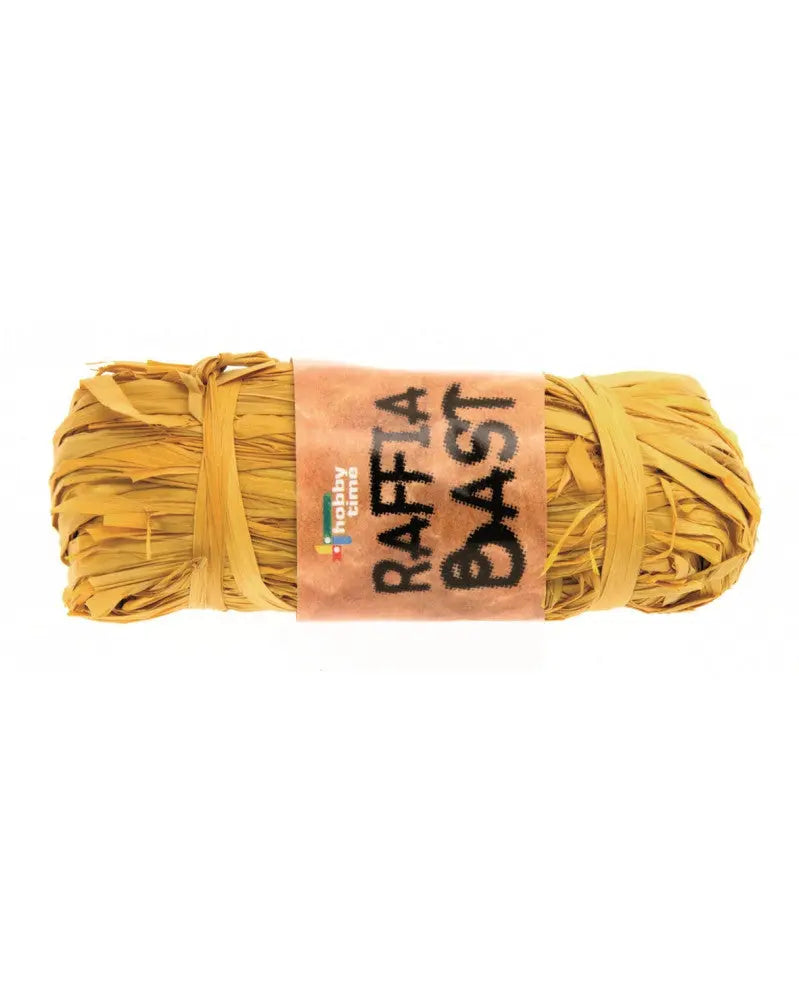 Raffia-Bast 50g gelb