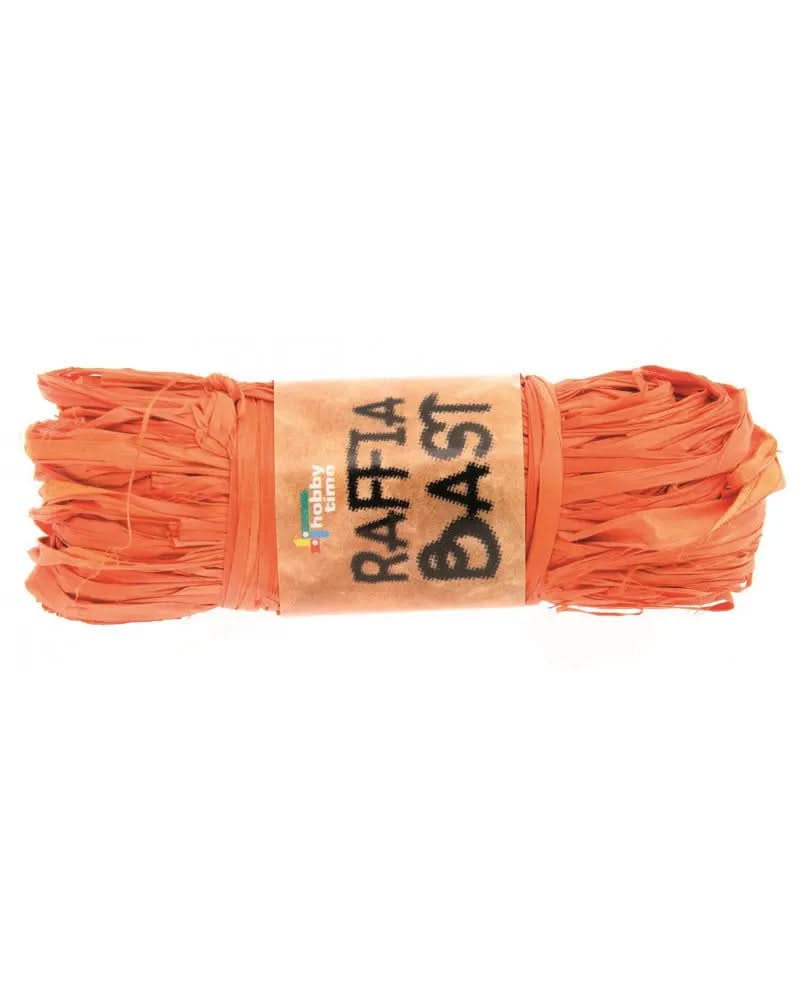 Raffia-Bast 50g rot - Kidis Art
