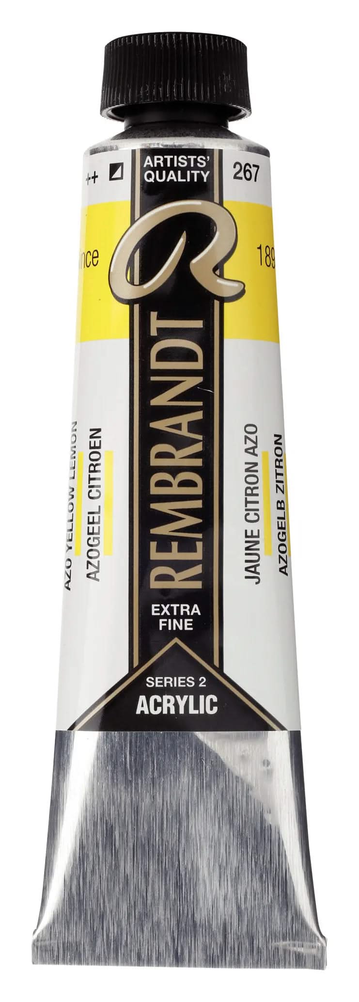 Rembrandt Acrylfarbe Tube 40 ml Azogelb Zitrone 267 - Kidis Art