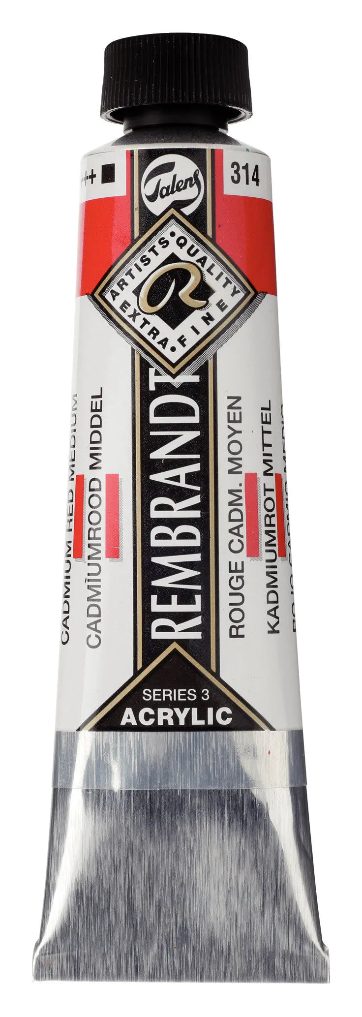 Rembrandt Acrylfarbe Tube 40 ml Kadmiumrot Mittel 314