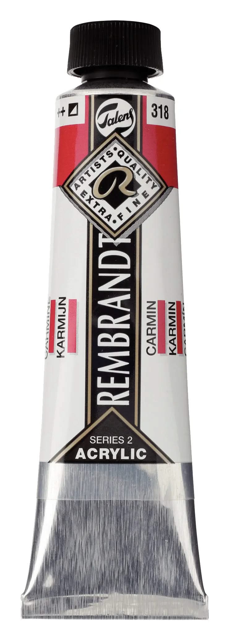 Rembrandt Acrylfarbe Tube 40 ml Karmin 318 - Kidis Art