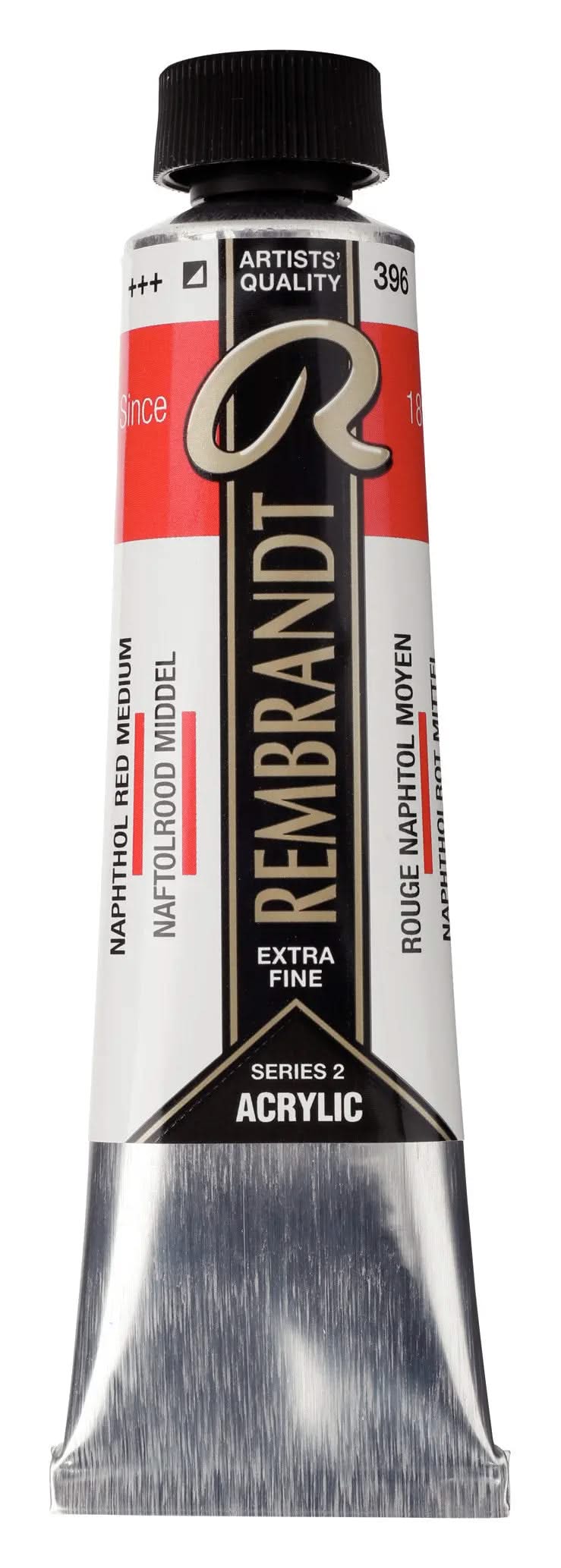 Rembrandt Acrylfarbe Tube 40 ml Naphtholrot Mittel 396 - Kidis Art