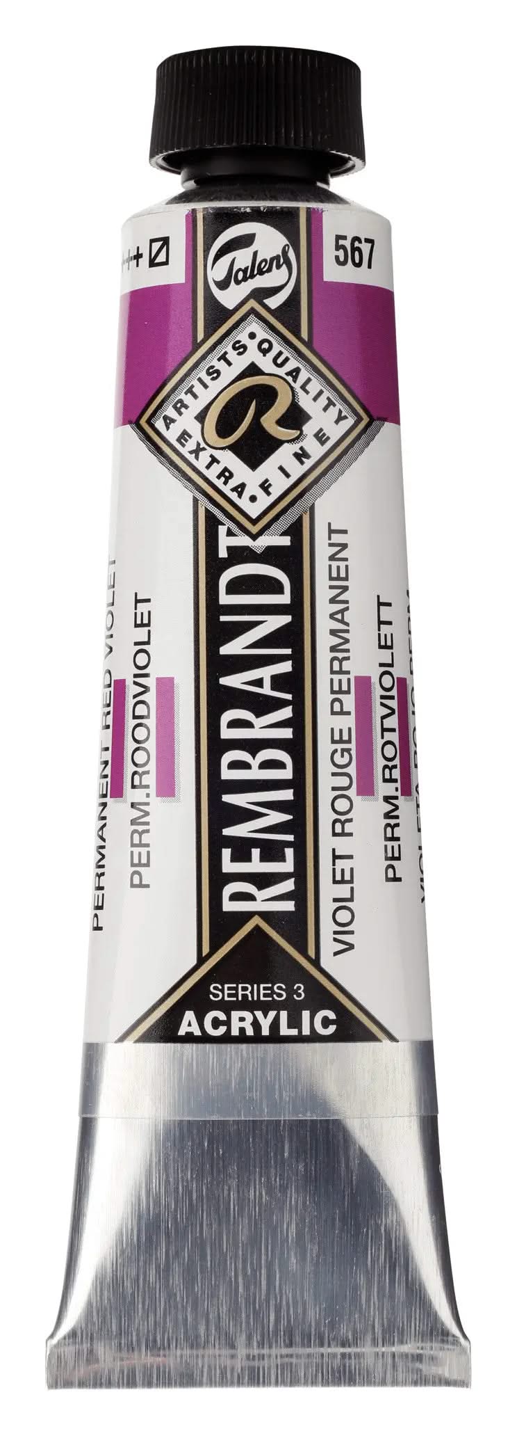 Rembrandt Acrylfarbe Tube 40 ml Permanentrotviolett 567 - Kidis Art