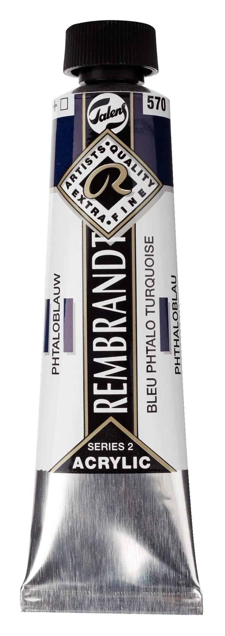 Rembrandt Acrylfarbe Tube 40 ml Phthaloblau 570 - Kidis Art