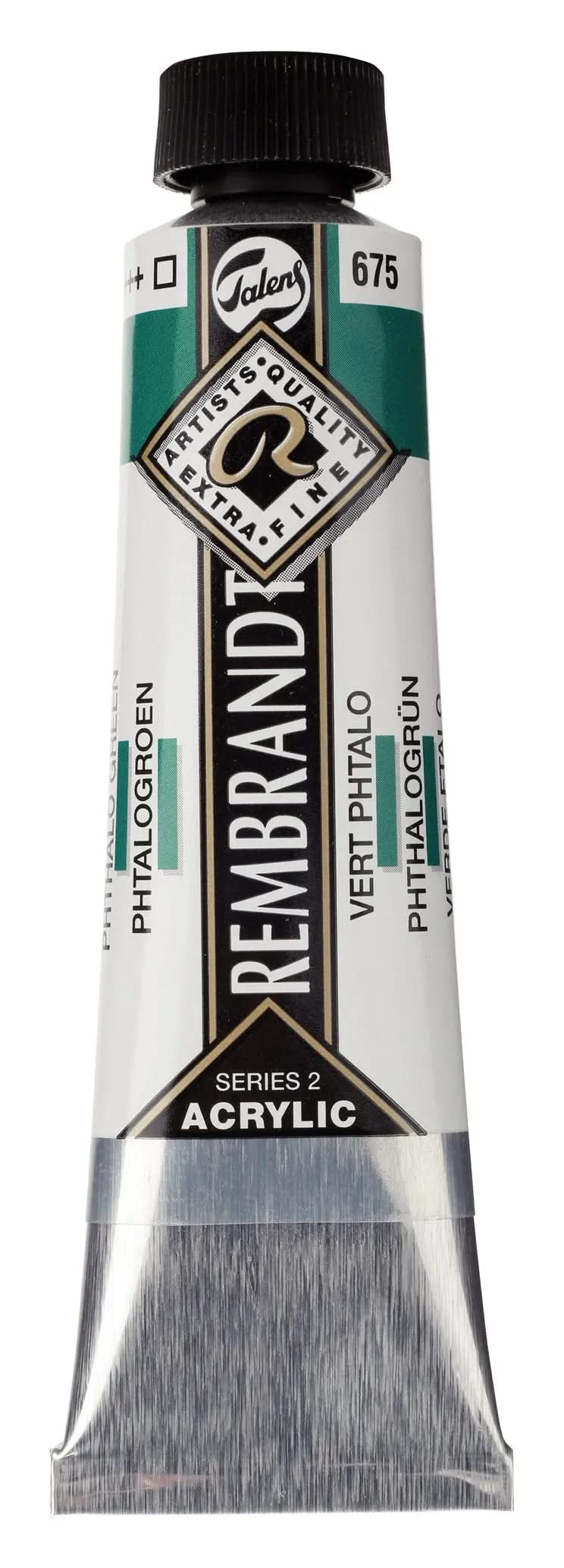 Rembrandt Acrylfarbe Tube 40 ml Phthalogrün 675 - Kidis Art