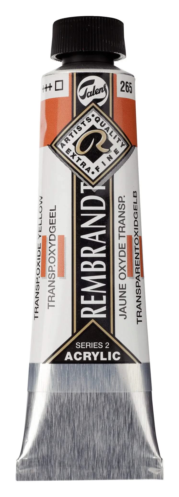 Rembrandt Acrylfarbe Tube 40 ml Transparentoxidgelb 265 - Kidis Art