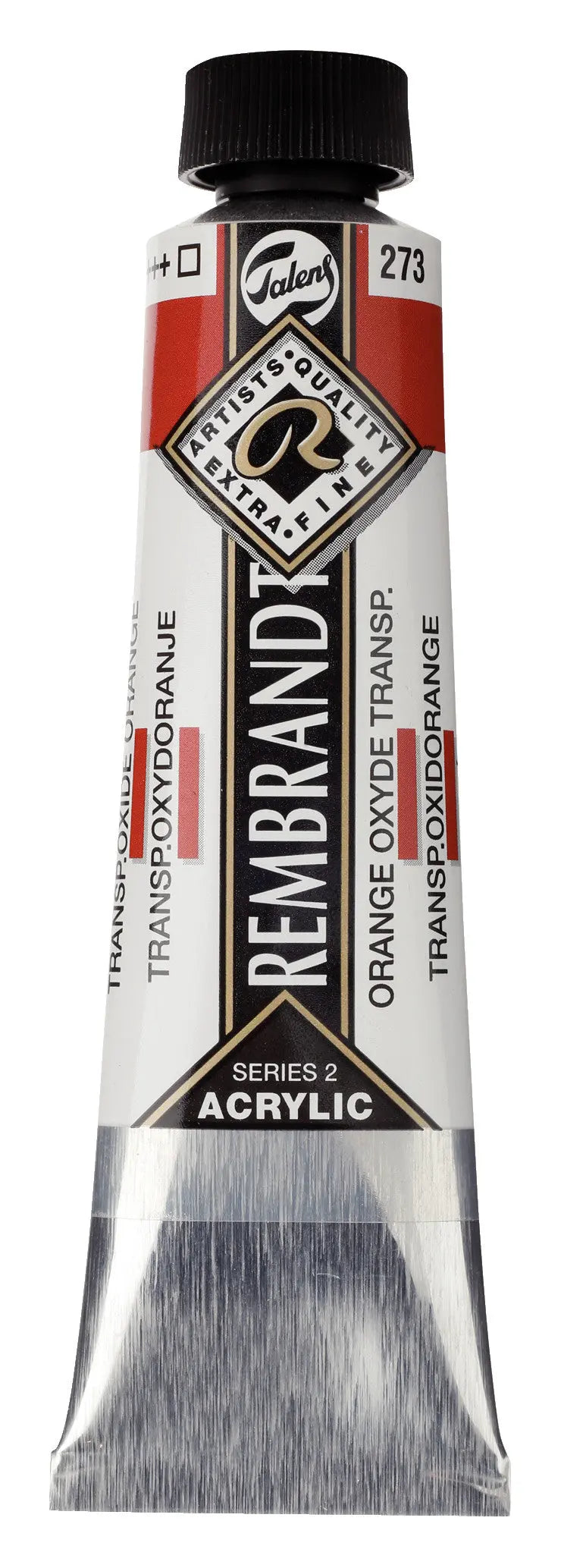 Rembrandt Acrylfarbe Tube 40 ml Transparentoxidorange 273