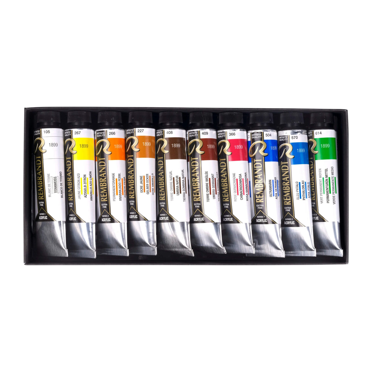 Rembrandt Acrylfarben-Set Landschaftsauswahl | 10 x 40 ml - Kidis Art