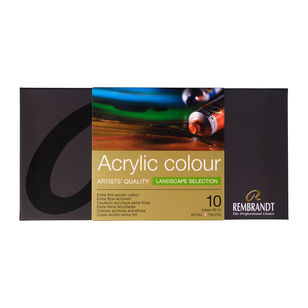 Rembrandt Acrylfarben-Set Landschaftsauswahl | 10 x 40 ml Rembrandt