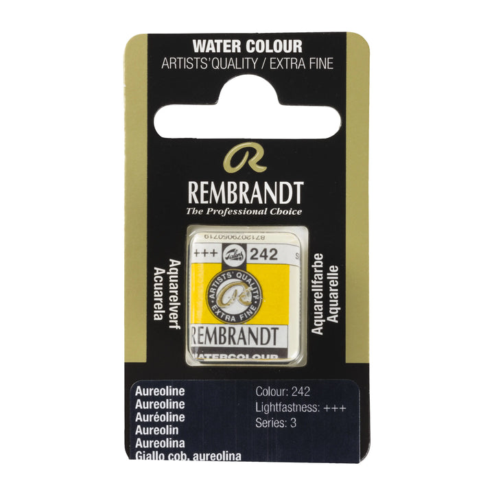 Rembrandt Aquarellfarbe Näpfchen Aureolin 242