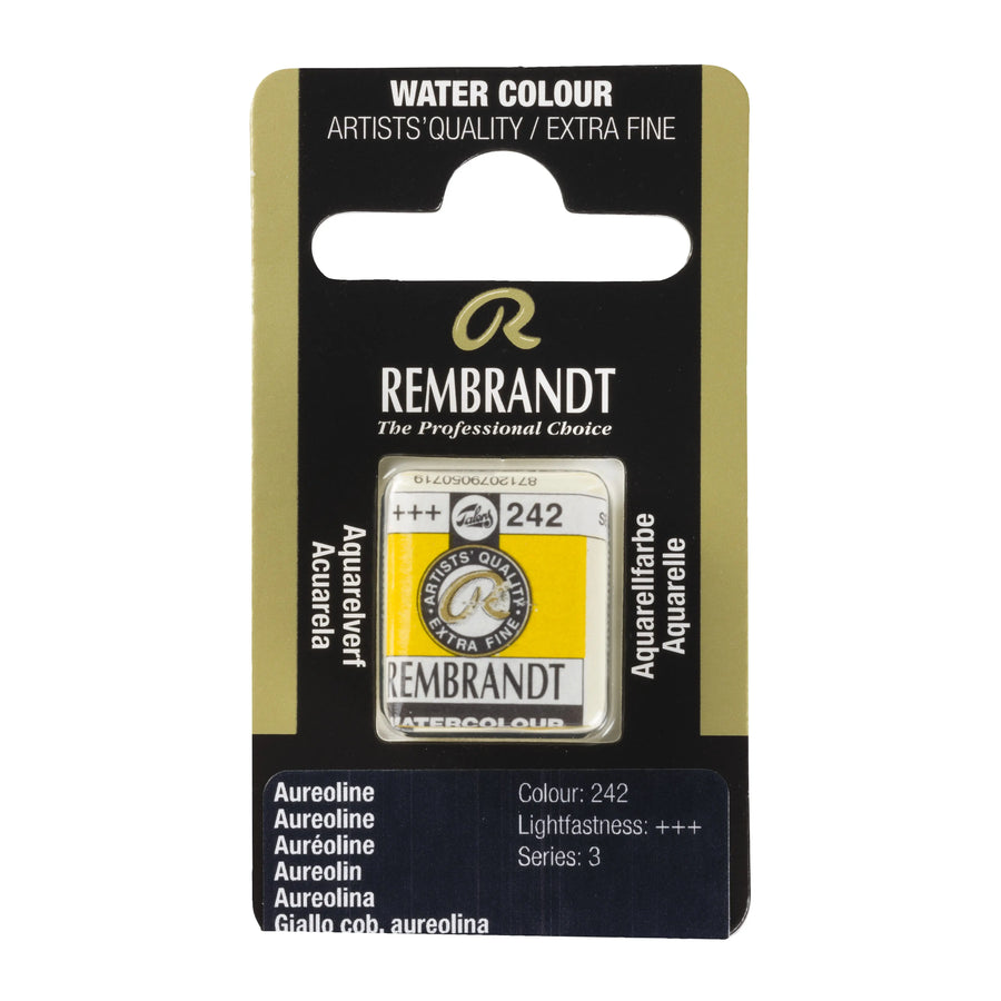 Rembrandt Aquarellfarbe Näpfchen Aureolin 242
