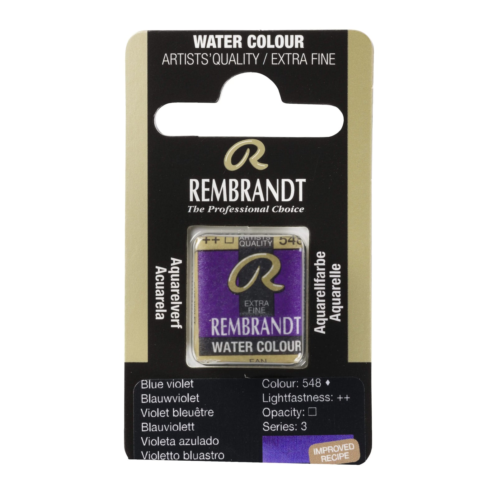 Rembrandt Aquarellfarbe Näpfchen Blauviolett 548 - Kidis Art