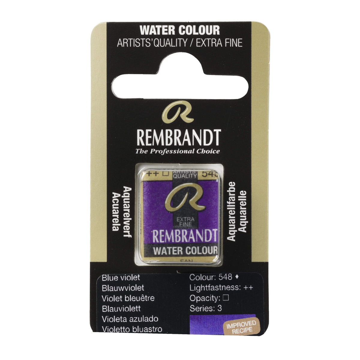 Rembrandt Aquarellfarbe Näpfchen Blauviolett 548 - Kidis Art