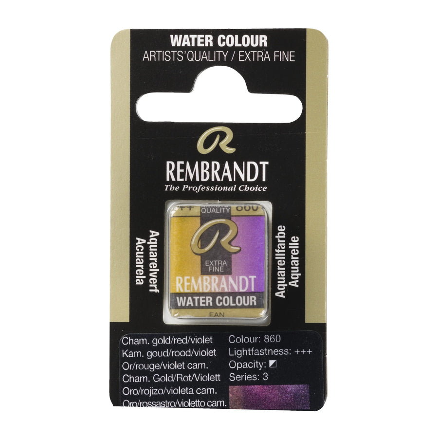 Rembrandt Aquarellfarbe Näpfchen Chamäleon Gold/Rot/Violett 860