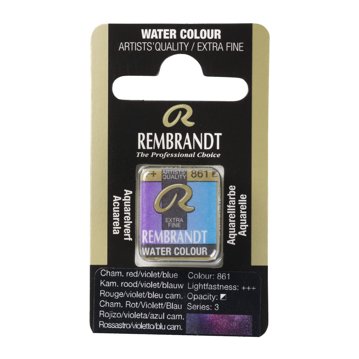 Rembrandt Aquarellfarbe Näpfchen Chamäleon Rot/Violett/Blau 861 - Kidis Art