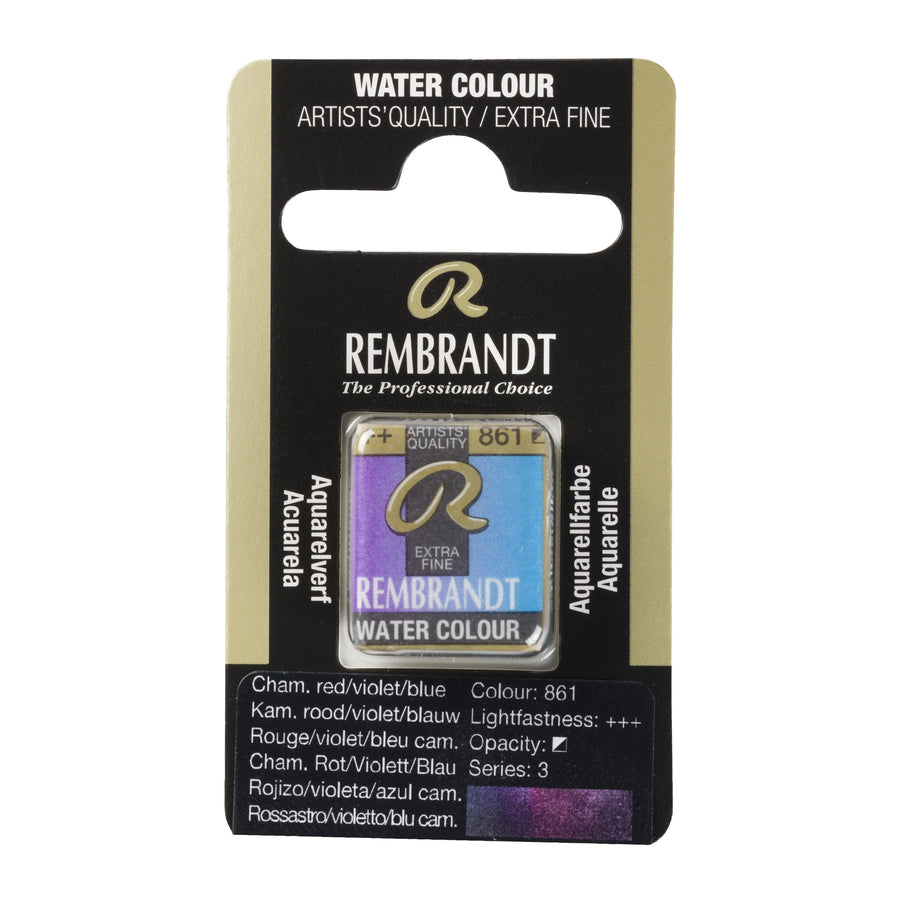 Rembrandt Aquarellfarbe Näpfchen Chamäleon Rot/Violett/Blau 861