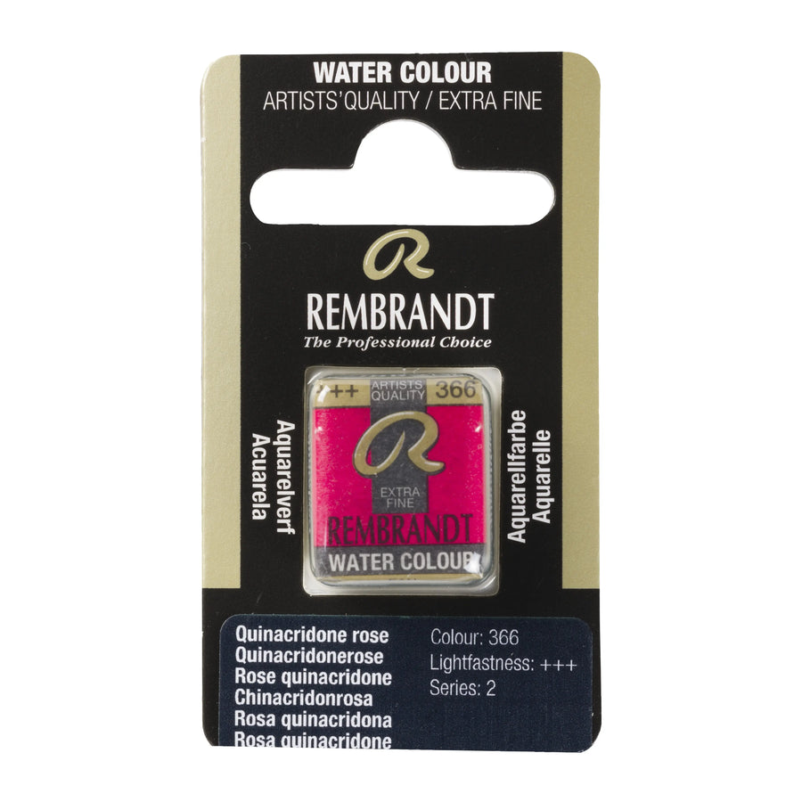 Rembrandt Aquarellfarbe Näpfchen Chinacridonrosa 366