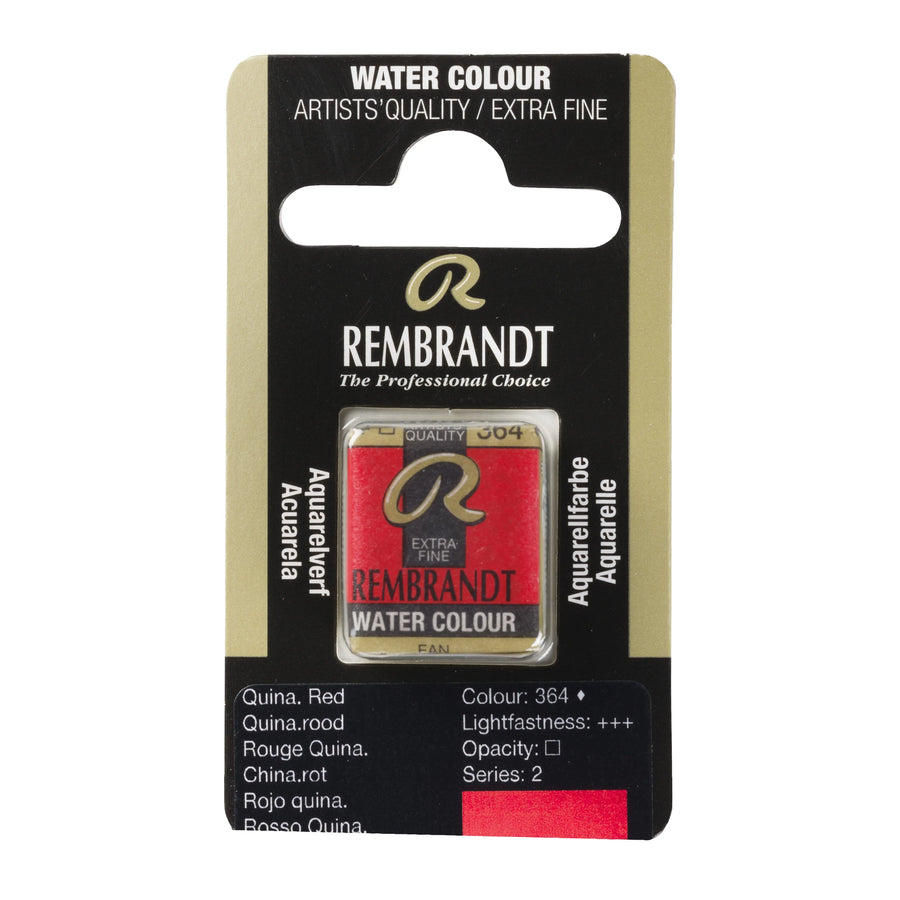 Rembrandt Aquarellfarbe Näpfchen Chinacridonrot 364