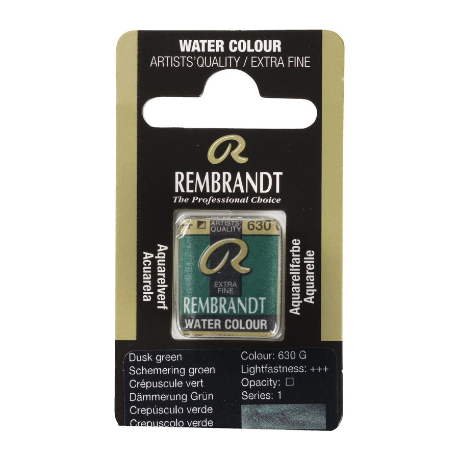 Rembrandt Aquarellfarbe Näpfchen Dämmerung Grün 630