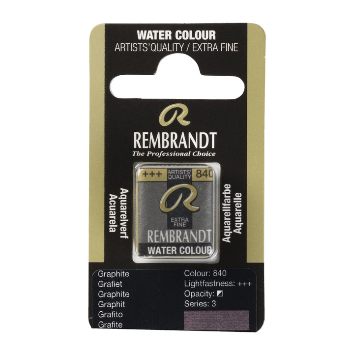 Rembrandt Aquarellfarbe Näpfchen Graphite 840