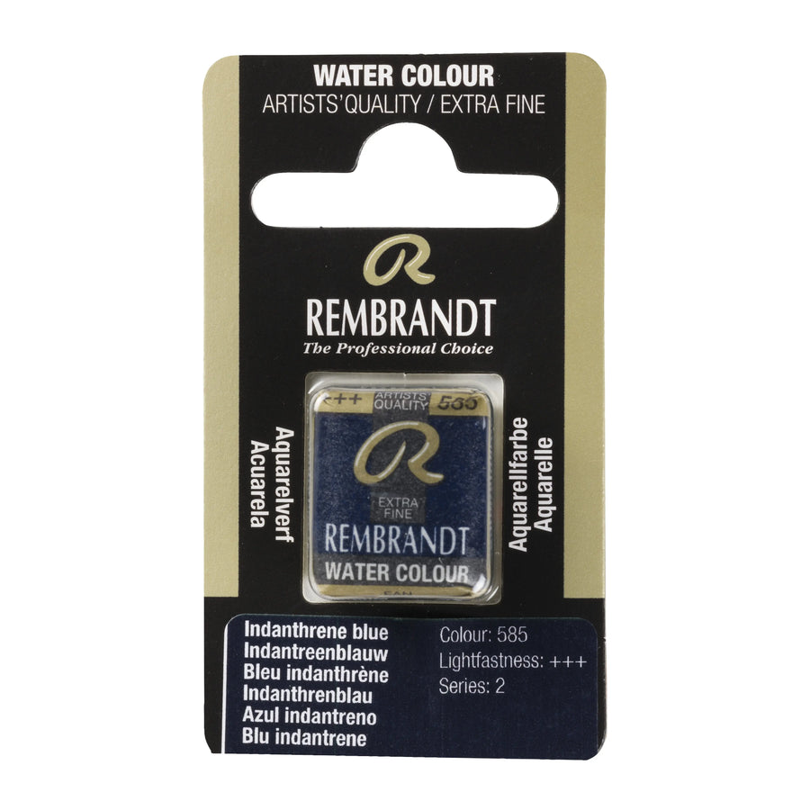 Rembrandt Aquarellfarbe Näpfchen Indanthrenblau 585