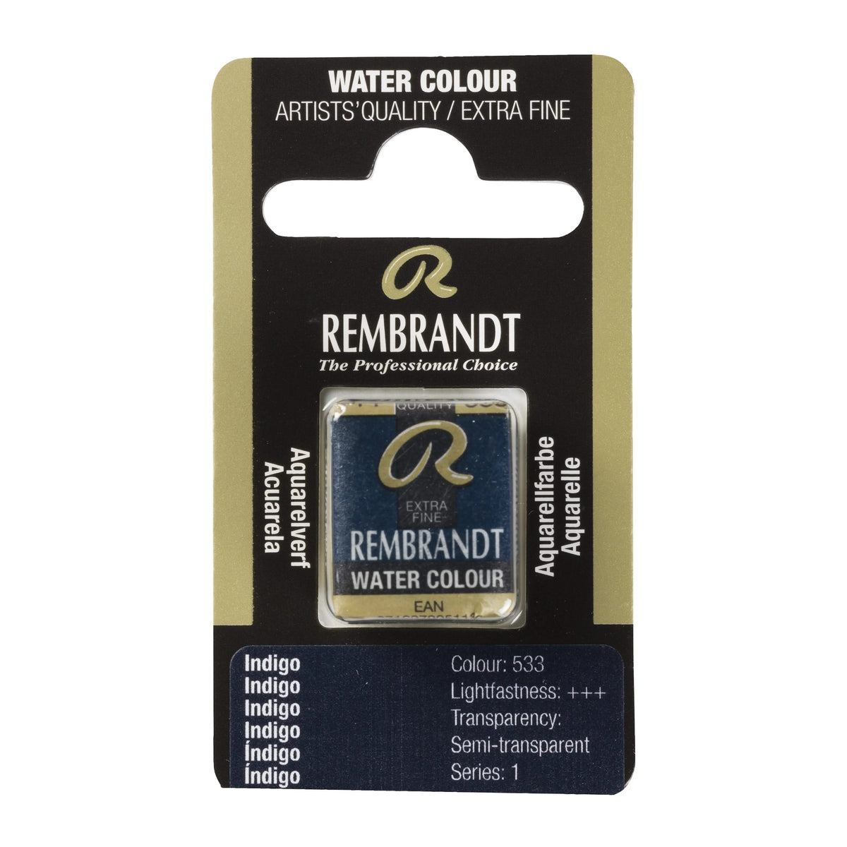 Rembrandt Aquarellfarbe Näpfchen Indigo 533 - Kidis Art