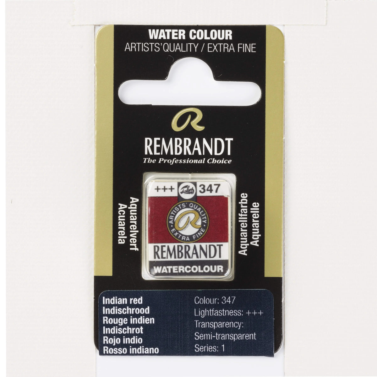 Rembrandt Aquarellfarbe Näpfchen Indischrot 347 - Kidis Art