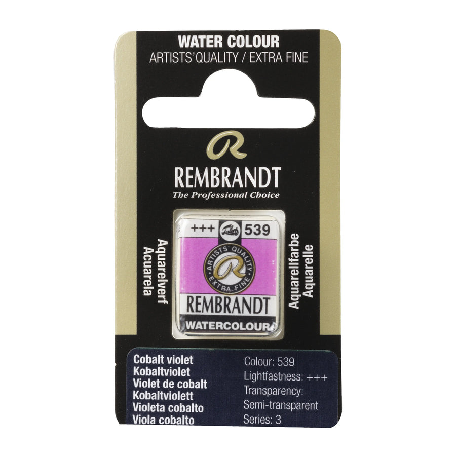Rembrandt Aquarellfarbe Näpfchen Kobaltviolett 539