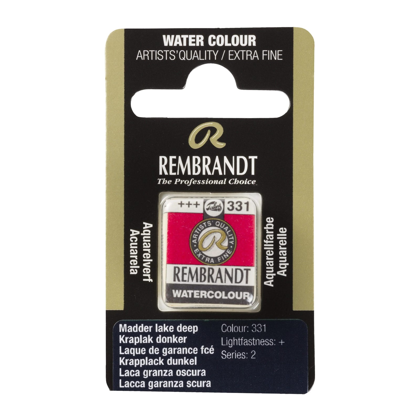 Rembrandt Aquarellfarbe Näpfchen Krapplack Dunkel 331 - Kidis Art