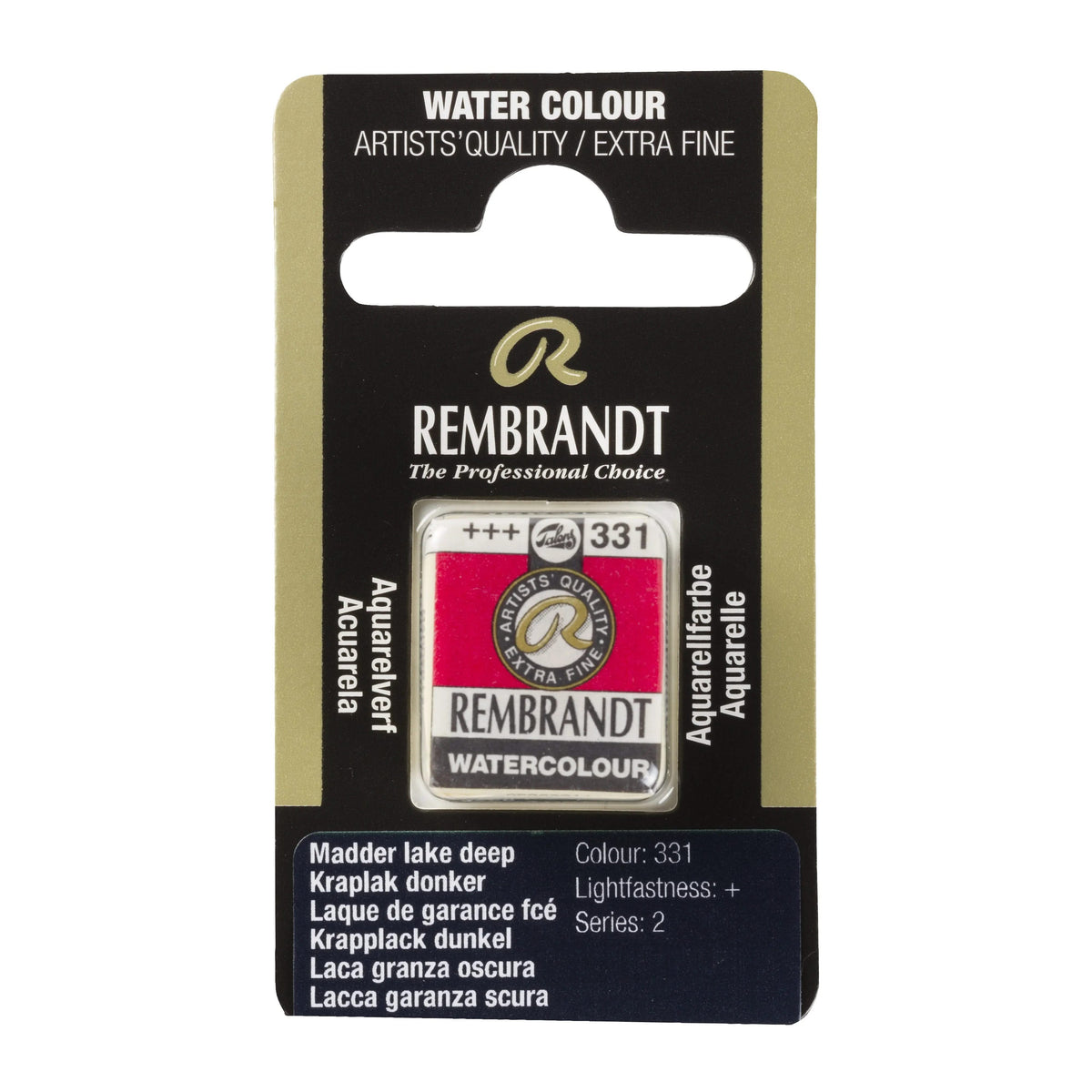 Rembrandt Aquarellfarbe Näpfchen Krapplack Dunkel 331 - Kidis Art