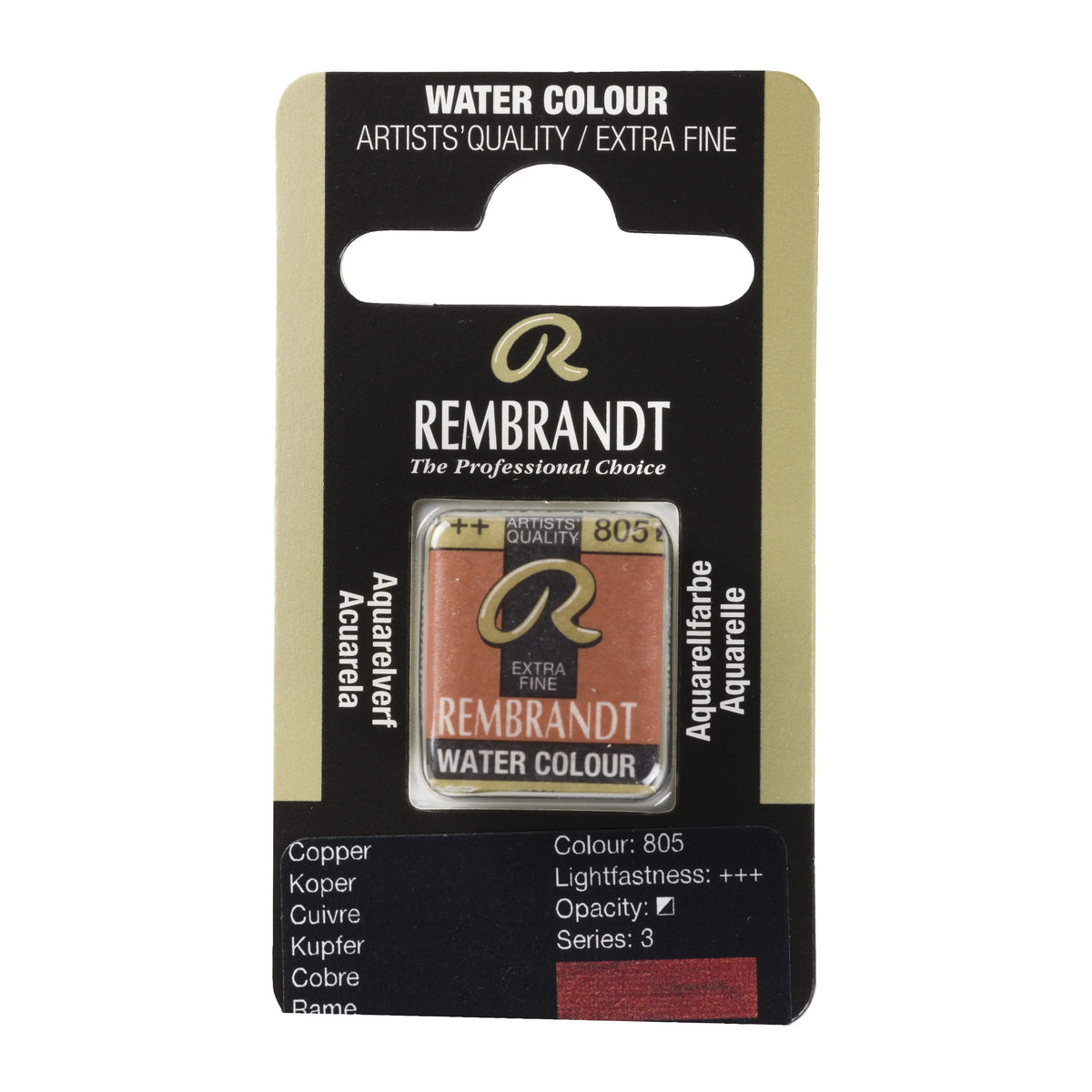 Rembrandt Aquarellfarbe Näpfchen Kupfer 805 - Kidis Art