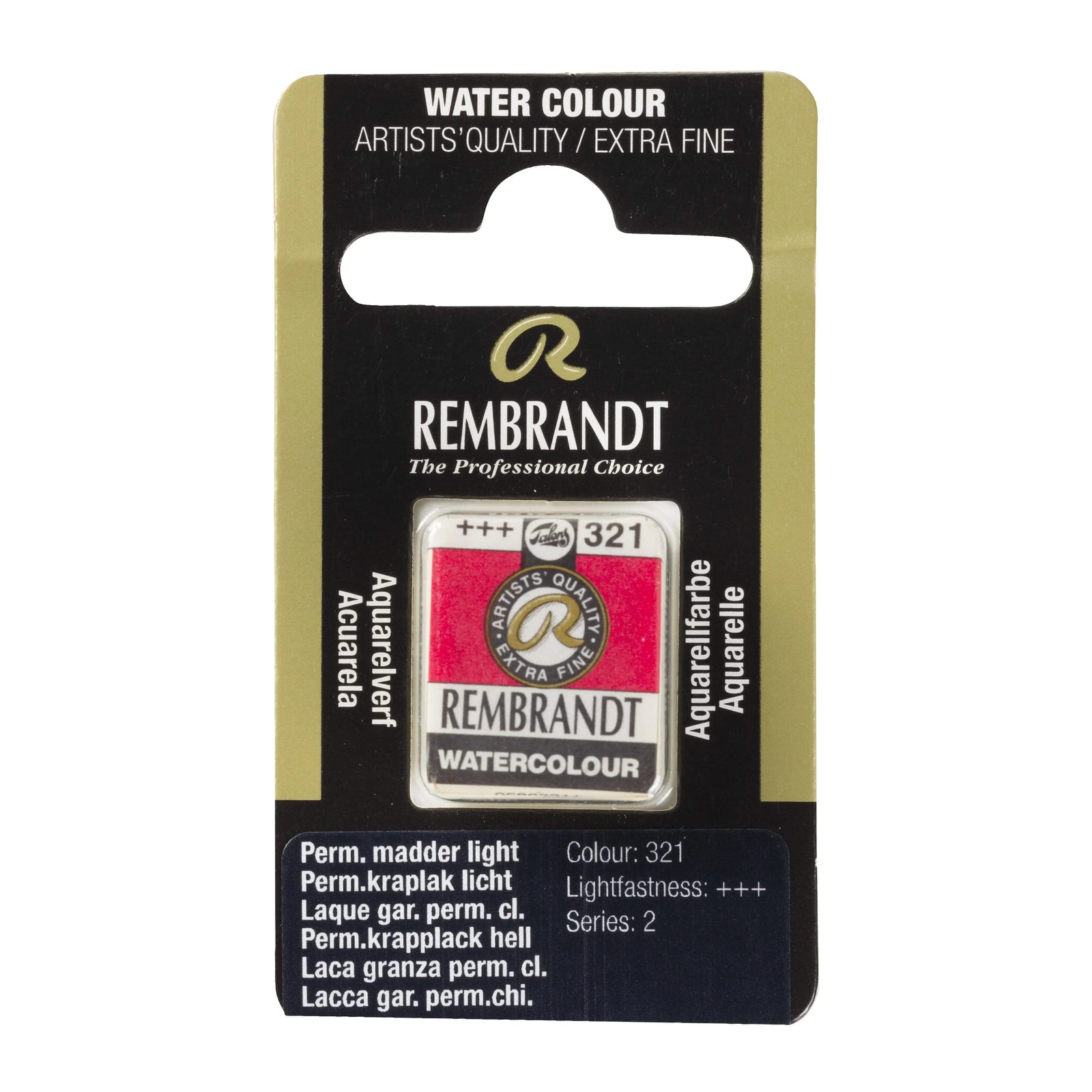 Rembrandt Aquarellfarbe Näpfchen Permanentkrapplack Hell 321 - Kidis Art