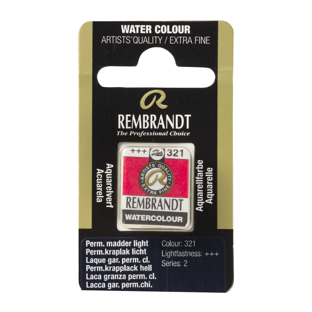 Rembrandt Aquarellfarbe Näpfchen Permanentkrapplack Hell 321 - Kidis Art