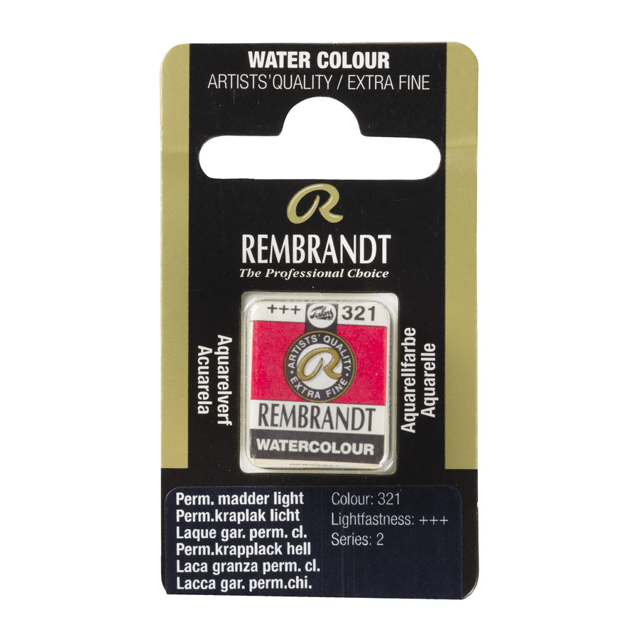 Rembrandt Aquarellfarbe Näpfchen Permanentkrapplack Hell 321