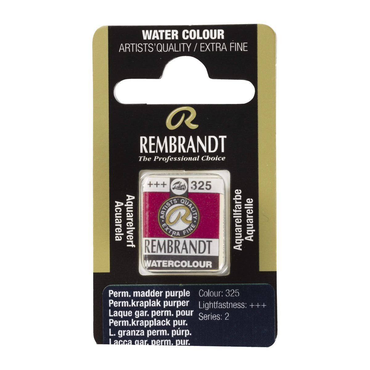 Rembrandt Aquarellfarbe Näpfchen Permanentkrapplack Purpur 325 - Kidis Art