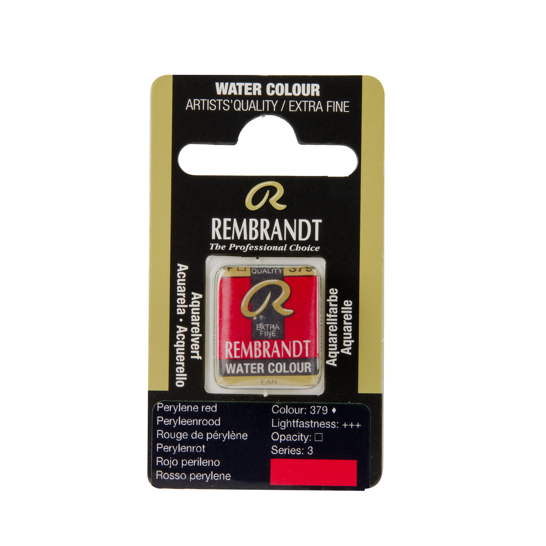 Rembrandt Aquarellfarbe Näpfchen Perylenrot 379