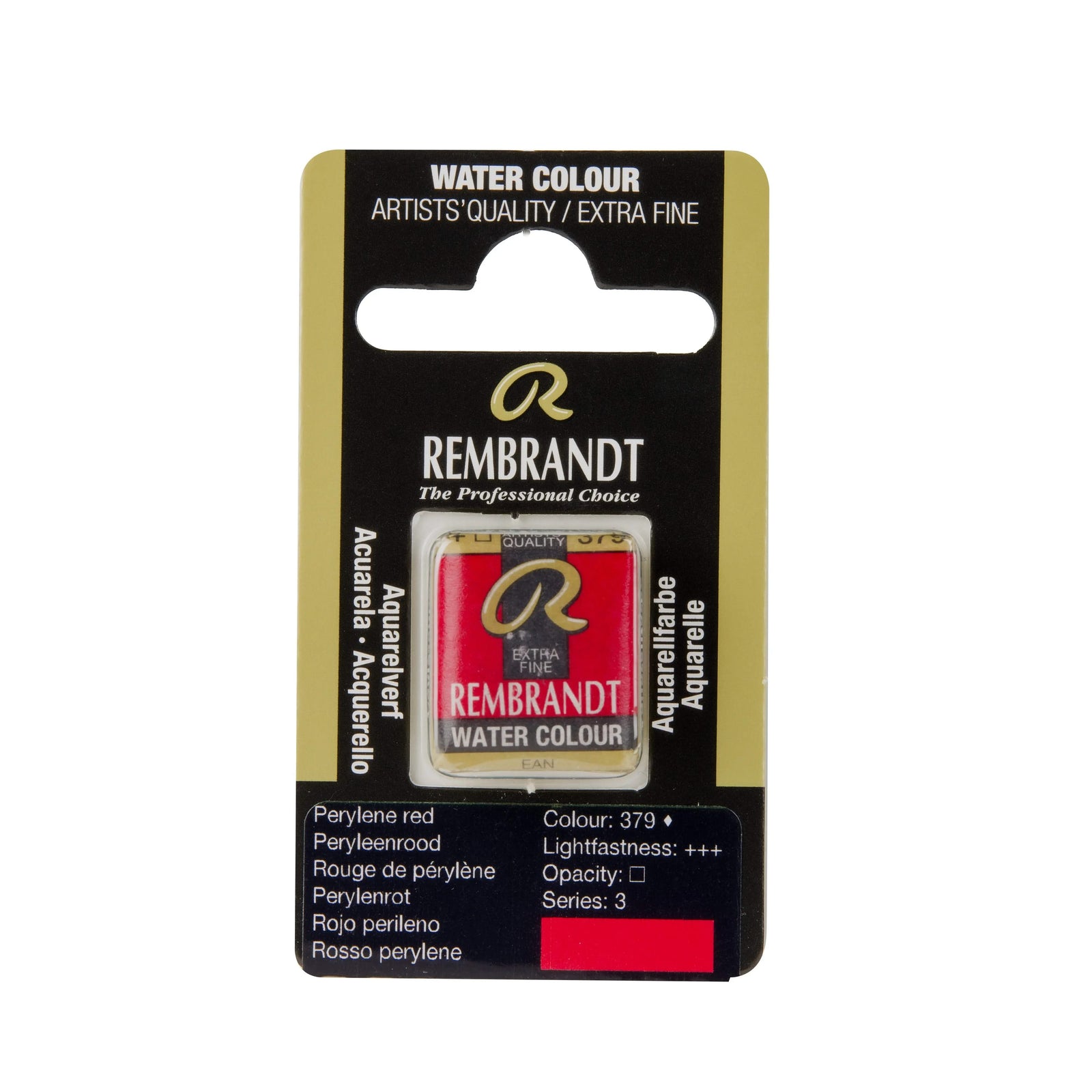 Rembrandt Aquarellfarbe Näpfchen Perylenrot 379 - Kidis Art