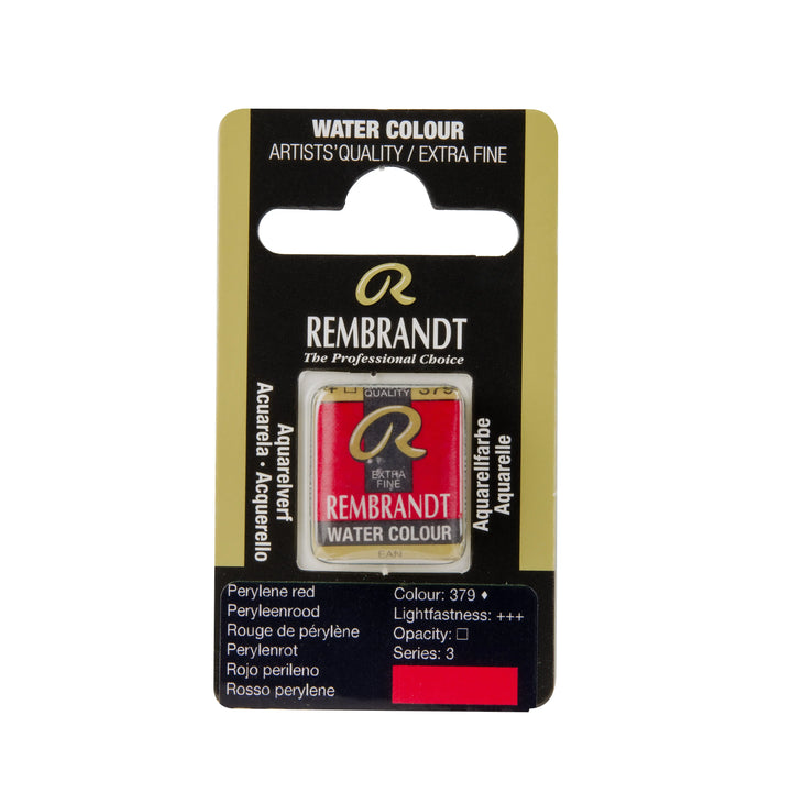 Rembrandt Aquarellfarbe Näpfchen Perylenrot 379
