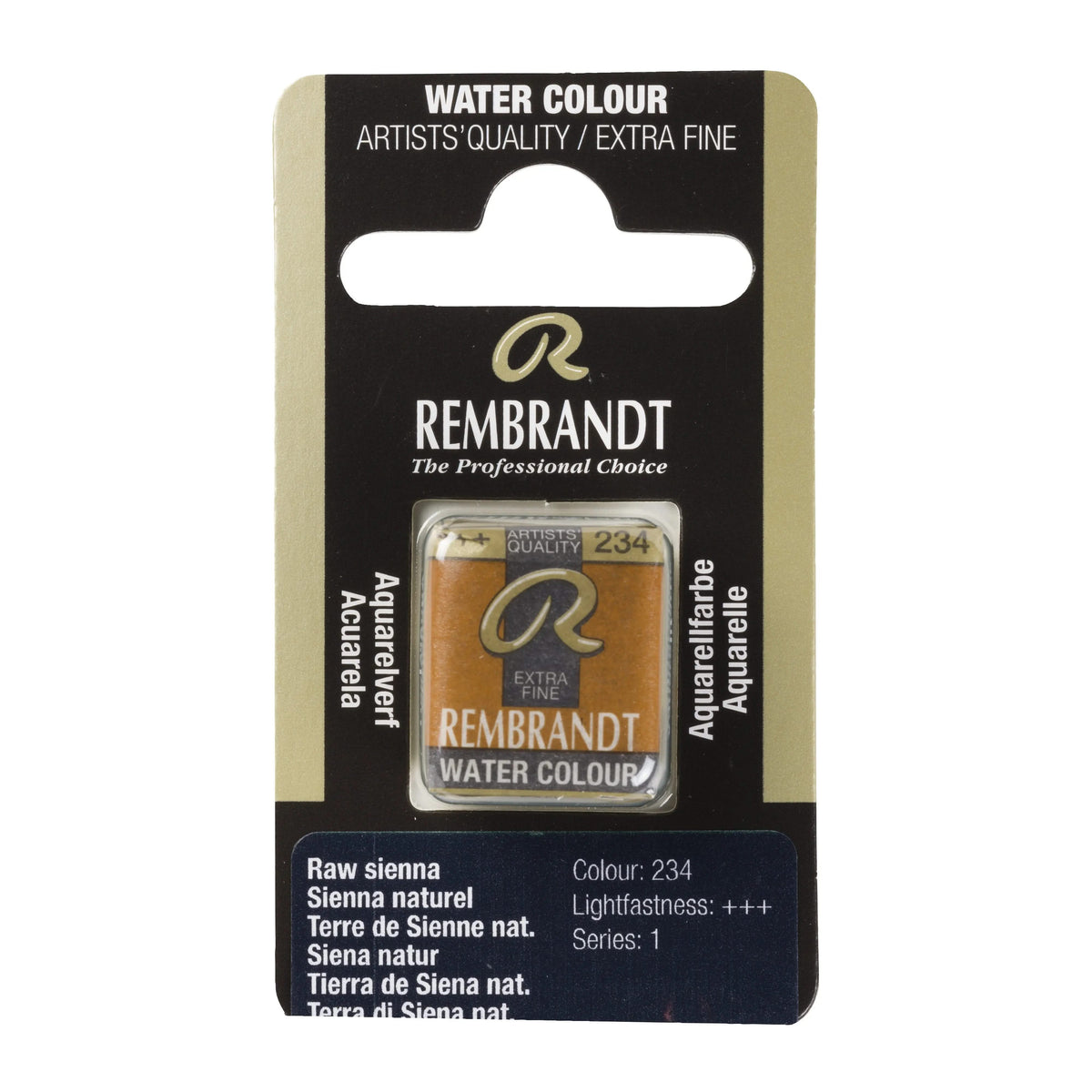 Rembrandt Aquarellfarbe Näpfchen Siena Natur 234 - Kidis Art