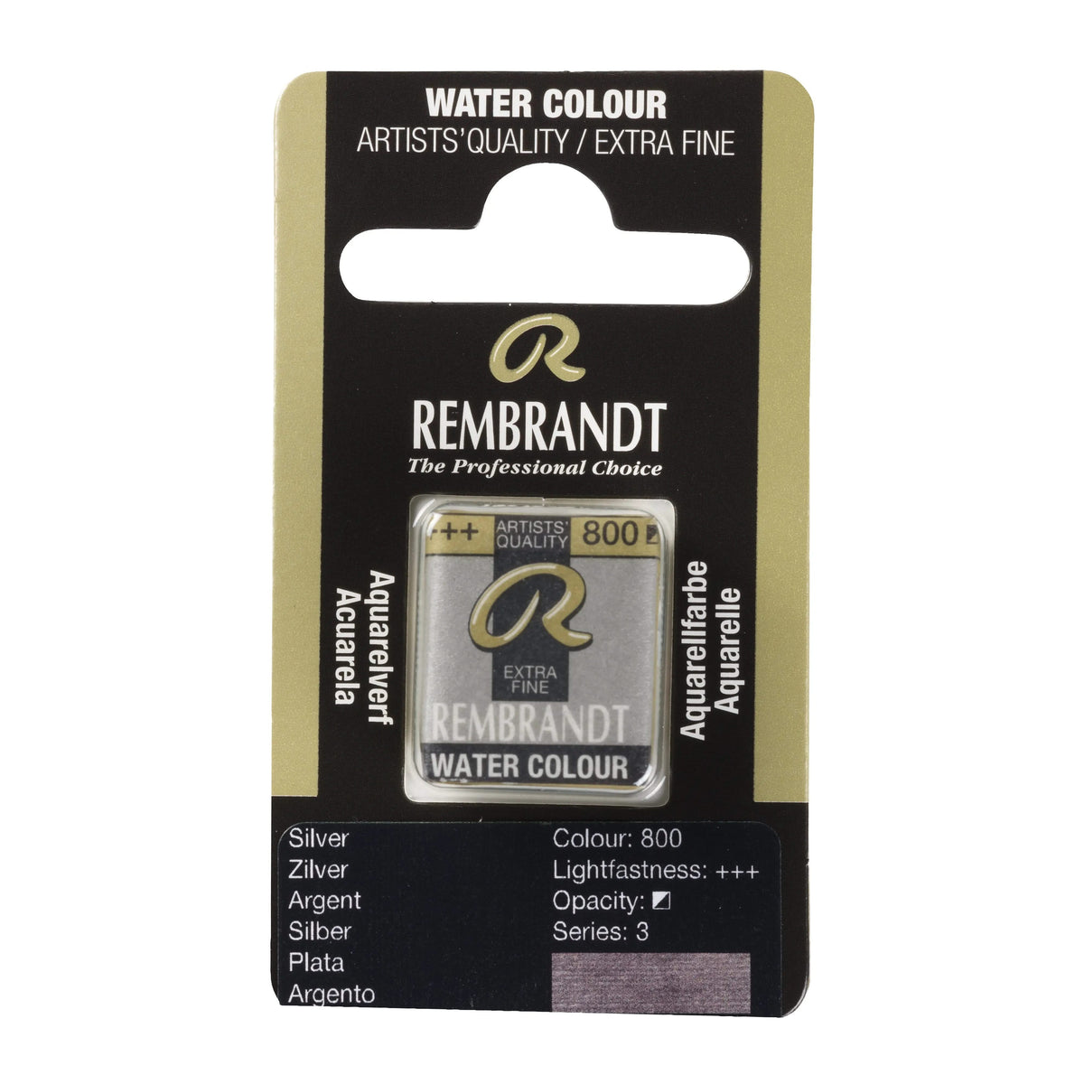 Rembrandt Aquarellfarbe Näpfchen Silber 800 - Kidis Art