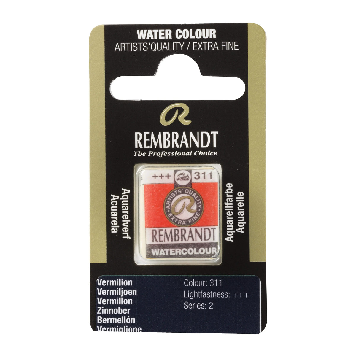 Rembrandt Aquarellfarbe Näpfchen Zinnober 311 - Kidis Art