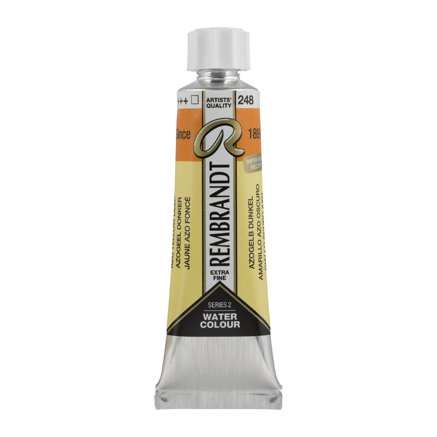 Rembrandt Aquarellfarbe Tube 10 ml Azogelb Dunkel 248