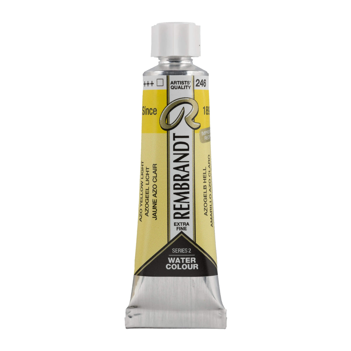 Rembrandt Aquarellfarbe Tube 10 ml Azogelb Hell 246 - Kidis Art