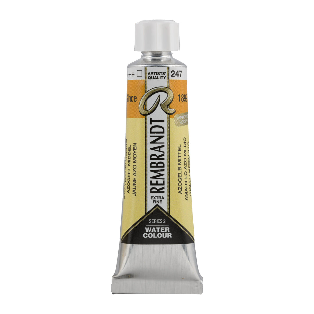 Rembrandt Aquarellfarbe Tube 10 ml Azogelb Mittel 247