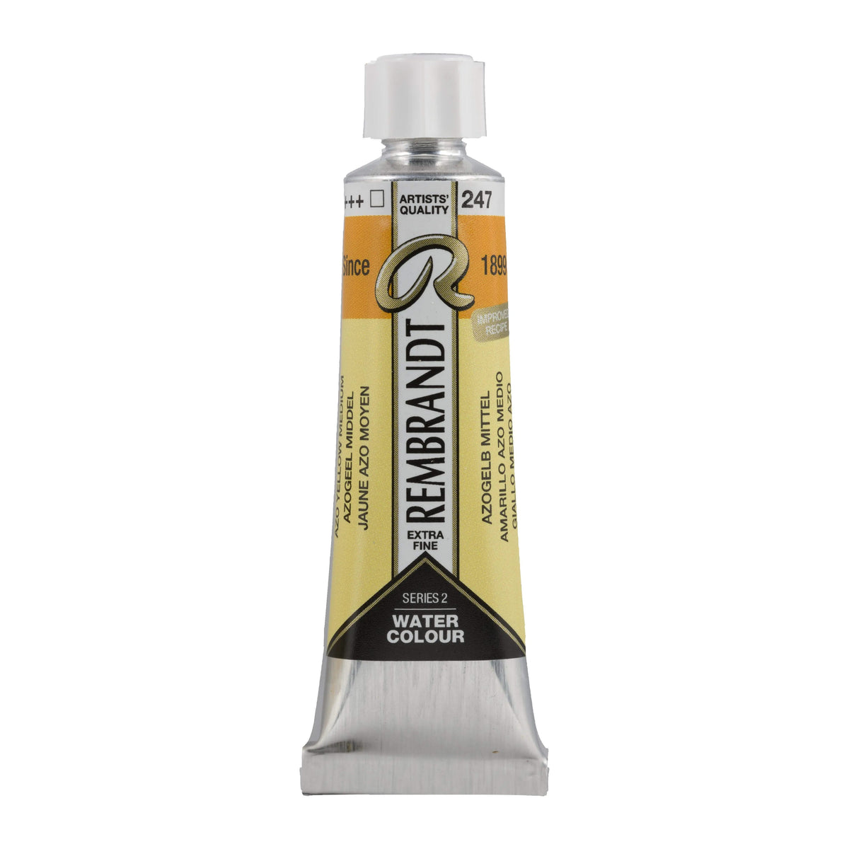 Rembrandt Aquarellfarbe Tube 10 ml Azogelb Mittel 247 - Kidis Art