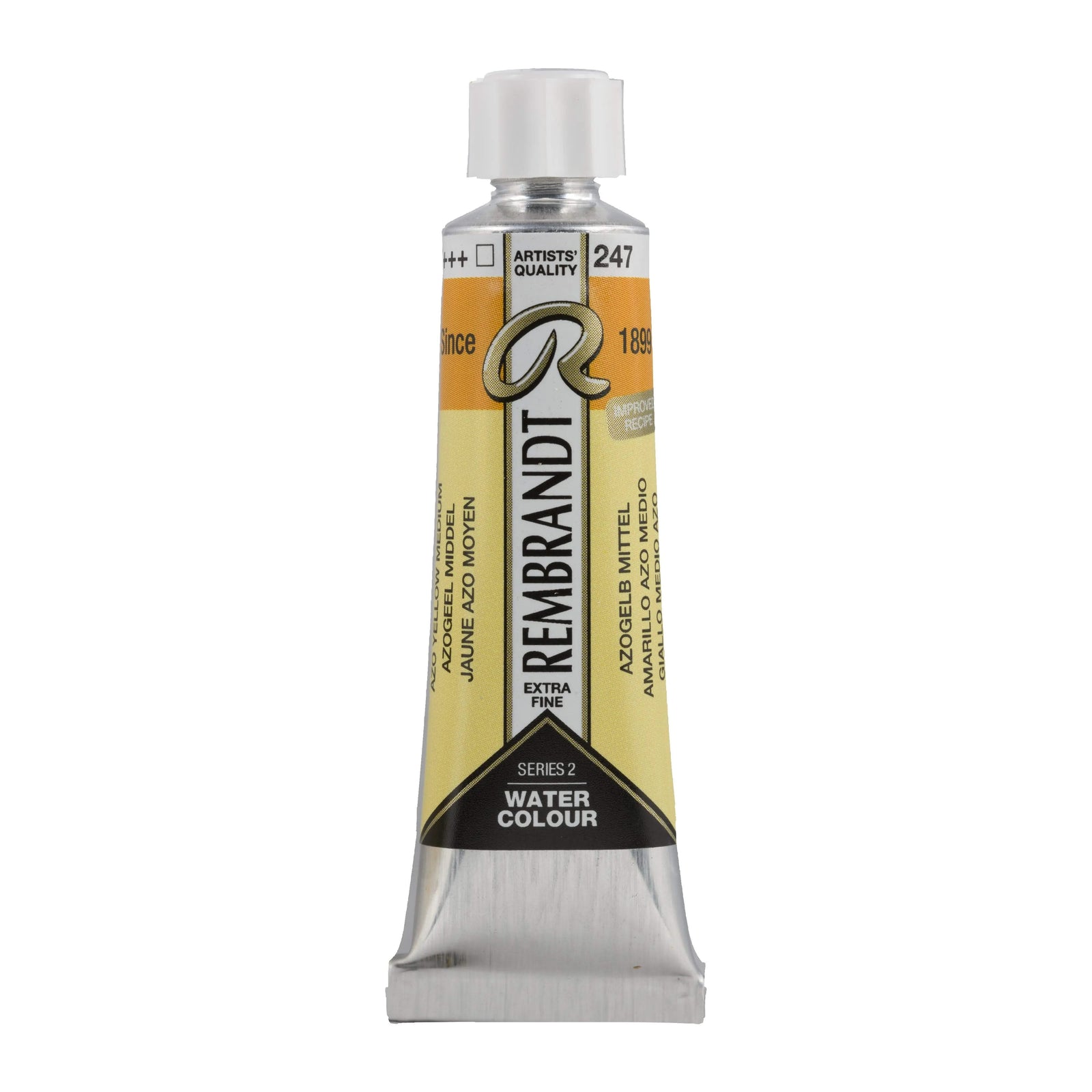 Rembrandt Aquarellfarbe Tube 10 ml Azogelb Mittel 247 - Kidis Art