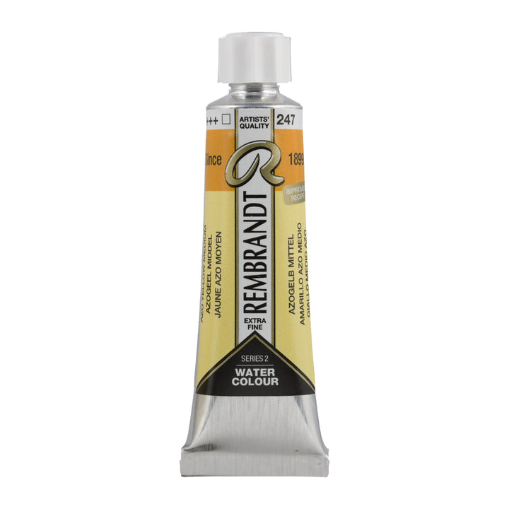 Rembrandt Aquarellfarbe Tube 10 ml Azogelb Mittel 247